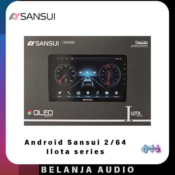 Head Unit Android Sansui Alpha Beta Gamma Ilota Series 9 Inch 10 Inch