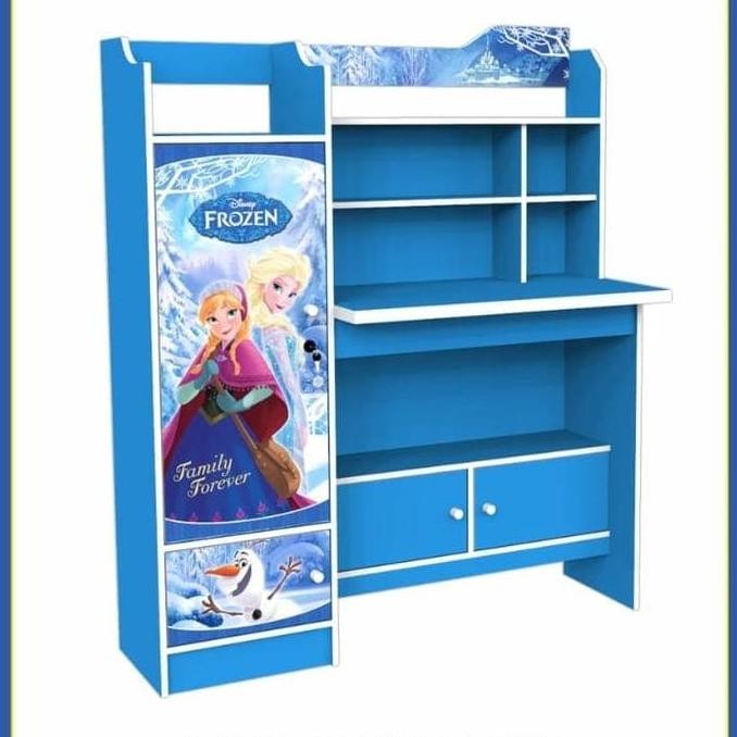 meja belajar anak / meja belajar karakter / meja belajar frozen