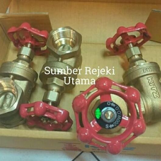 Gate Valve Kitz Drat 11/4" Inch.Gate Valve Kuningan Kitz 100% Original Forsale