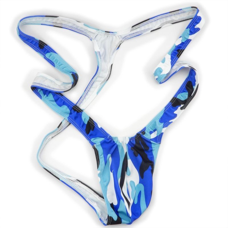 New Printed European and American Trend Borat Mankini Swimsuit Men's Bikini Swimming Strap Borat