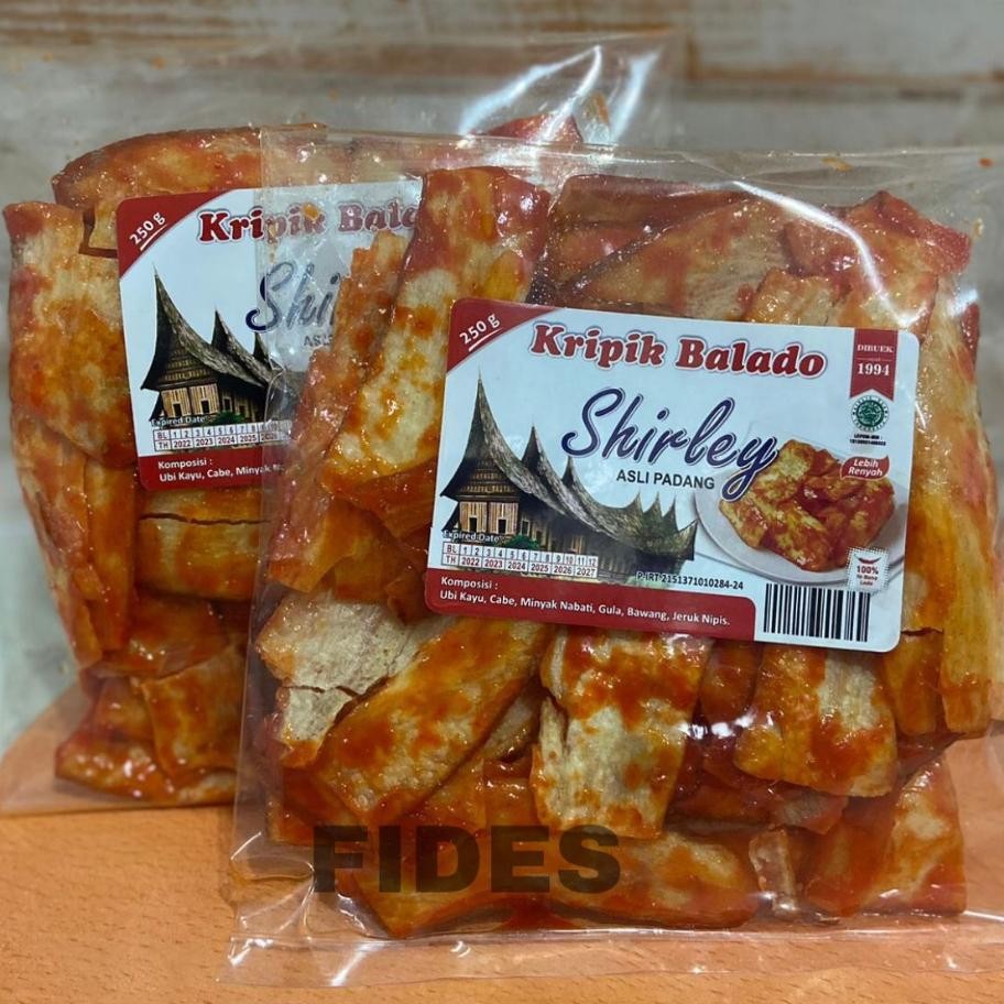 

Kripik Balado Shirley Padang 250Gr Pedas Gurih Enak Nikmat Renyah Mantap