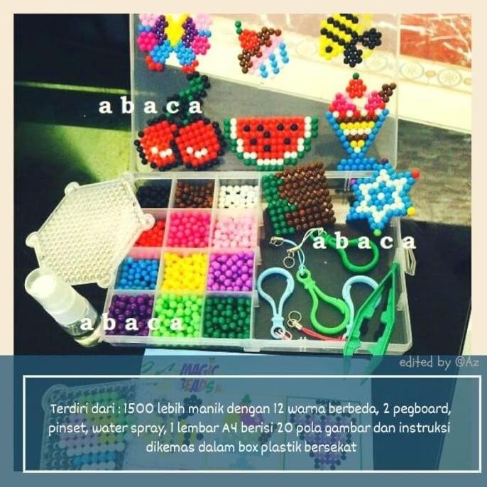 (Good) Mainan Edukasi Anak Abaca Magic Beads