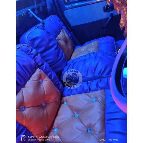 Sarung jok mobil pik up GranMax APV dan New carry ( Sofa Variasi )