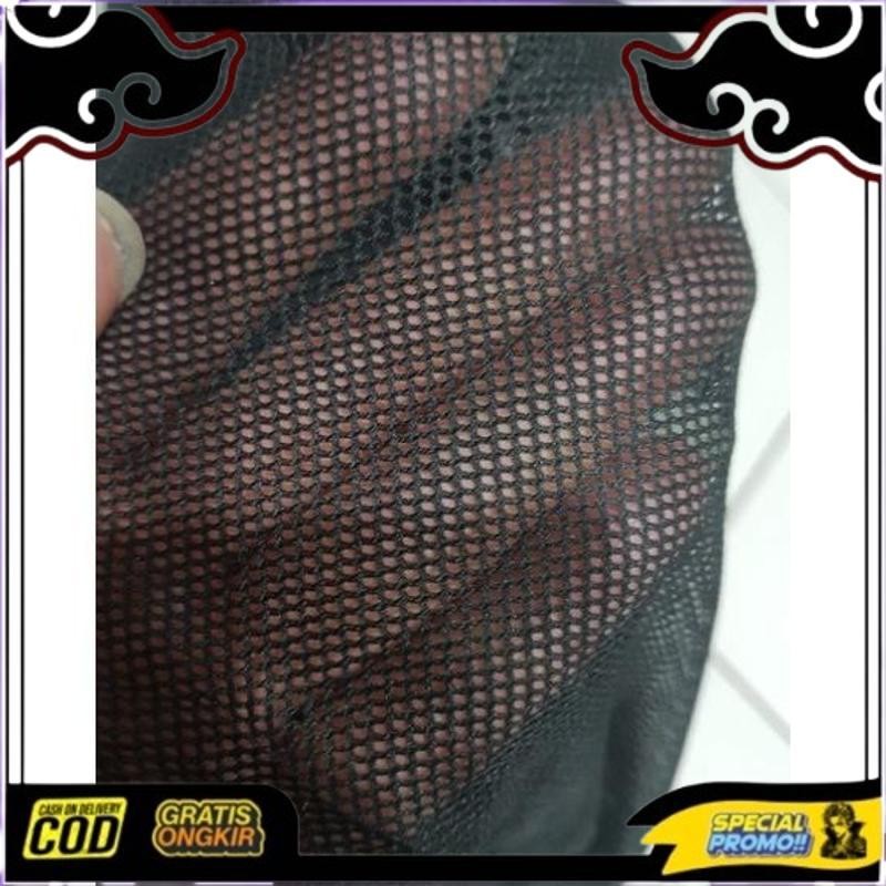 Siap Dikirim Per Mtr Jala Lemas Hitam, Furing Jaket / Furing Celana / Kain Furing / Kain Jala / Dale