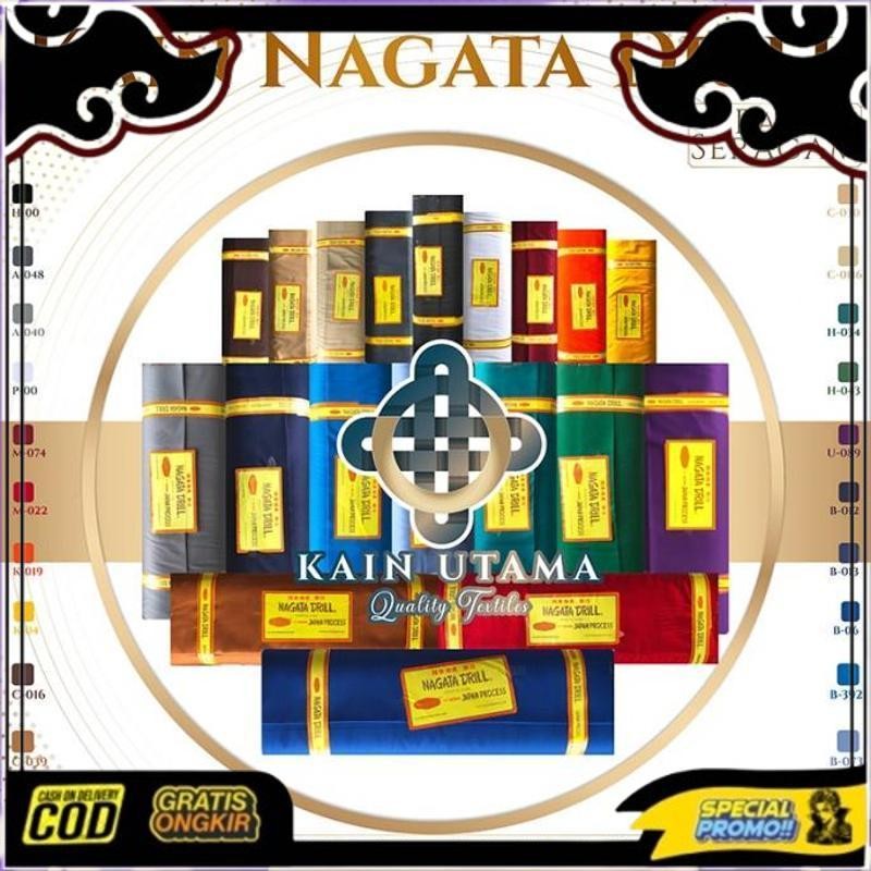Terbaik Today Kain Kain Utama Kain Nagata Drill Japan Drill Bahan Seragam Eceran Meteran