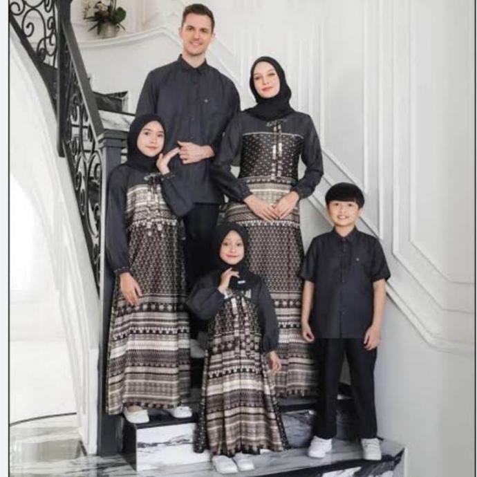 Gamis set raya keluarga idulfitri PL