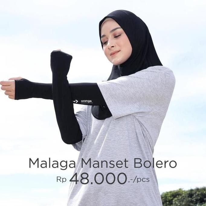 (Good) Handsock Malaga Manset Bolero Pelindung UV Muslim Tangan Jersey Premium