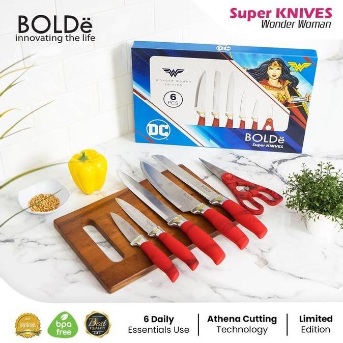 Ready Bolde Super Knive Set Wonder Woman