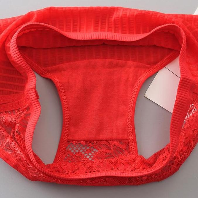 Celana Dalam Wanita Sexy Renda Thong Nyaman Mulus cd C177