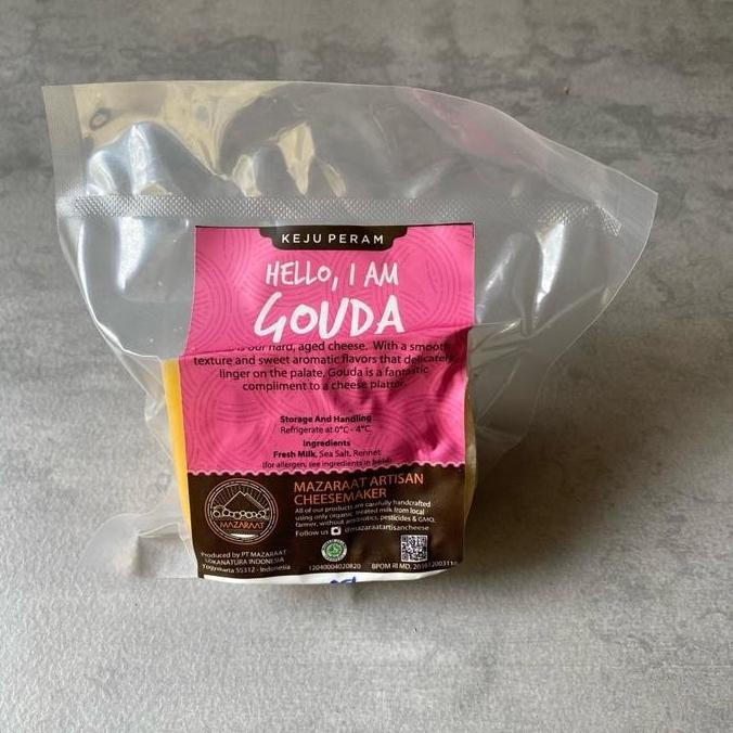 (Good) Mazaraat Gouda Grass fed Cheese (Seperti Keju Edam) 100 gr