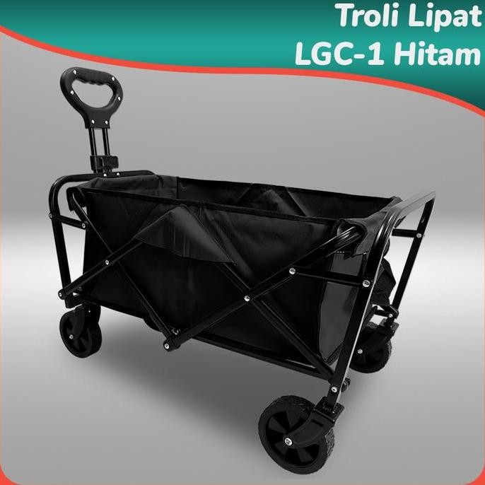 MYMY.SURABAYA - { COD } TROLI BARANG MULTIFUNGSI | TROLI CAMPING GEROBAK LIPAT LGC-1 ORIGINAL DAN TE
