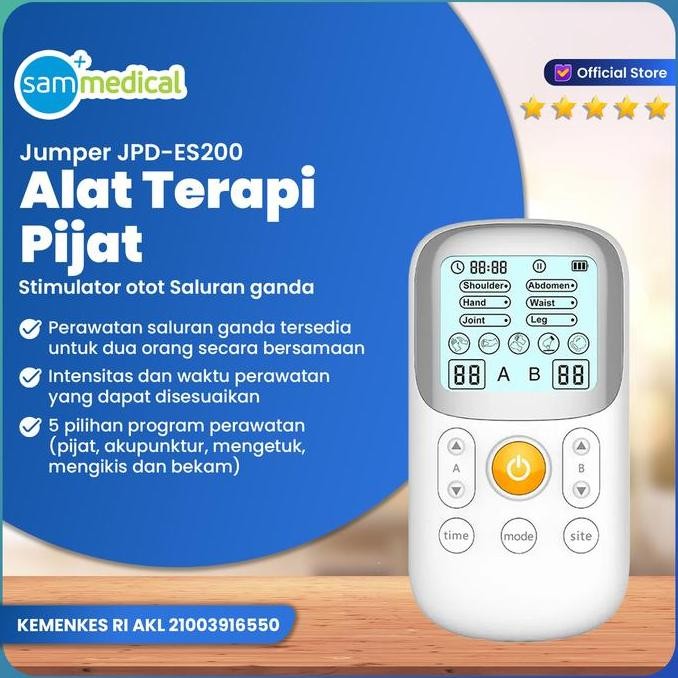 JUMPER TENS THERAPHY JDP ES200 / ALAT TERAPI PIJAT ELEKTRIK / ALAT PIJAT TERAPI LISTRIK TENS ORIGINA