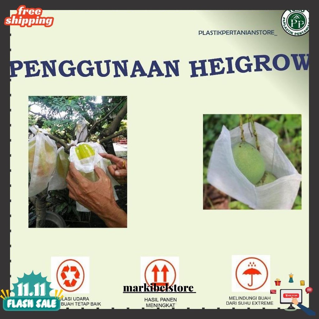 Heigrow Fruit Cover Ukuran L Terlaris