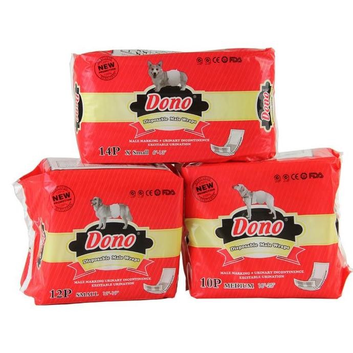 Dono Male Diaper Pampers anjing jantan Popok anjing jantan Peliharaan