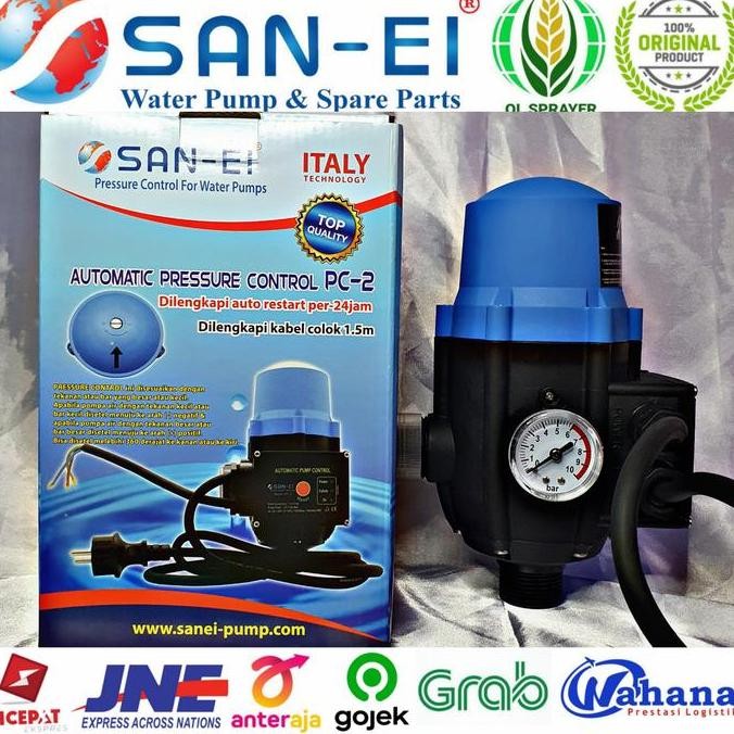 AUTOMATIC PRESSURE CONTROL | OTOMATIS POMPA AIR SAN-EI PC 2 ORIGINAL DAN TERPERCAYA