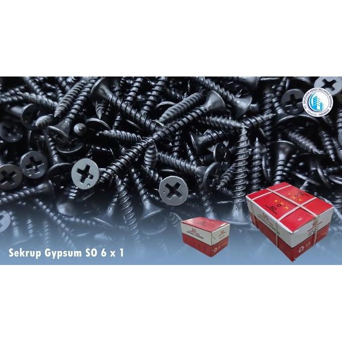 Sekrup Gypsum / Skrup Gypsum SO 6x1 11/4 11/2 2