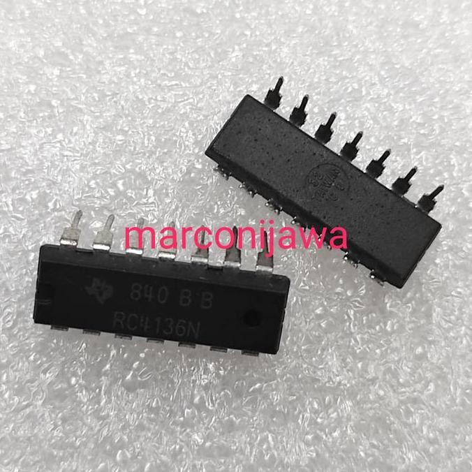 ready RC4136N ic dip14pin