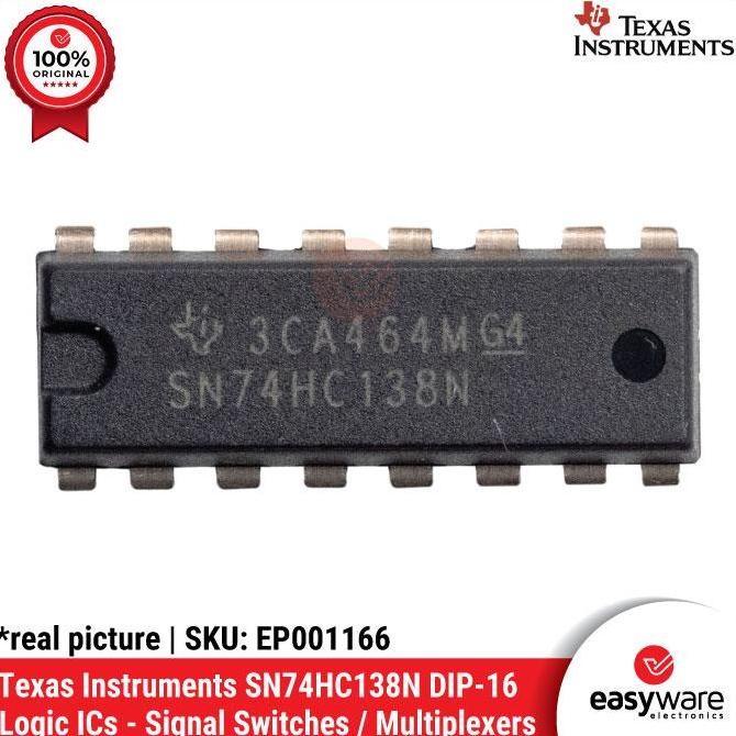 IC SN74HC138N ORIGINAL 74HC138 IC LOGIC ORI 74HC138 ORI
