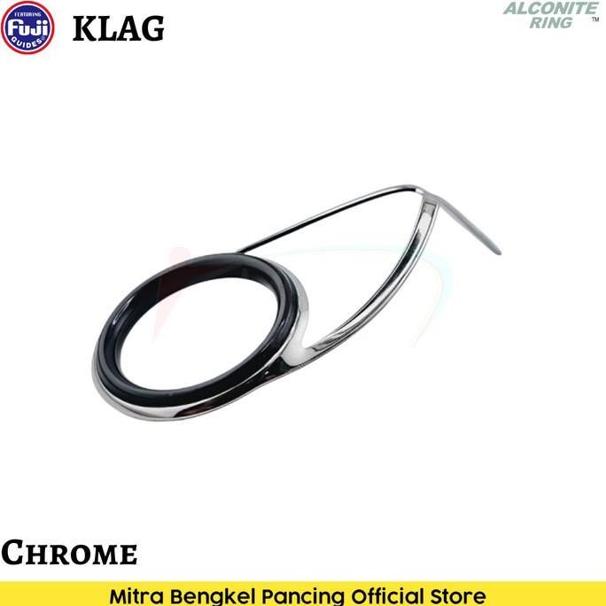 DB56>> Ring Guide Fuji KLAG K Series Alconite Chrome 1Pcs Cincin Joran Original Japan
