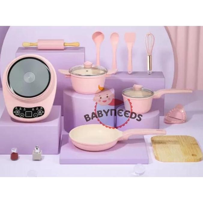 (Best) Promo Mini Kitchen Real Cooking / Kompor Listrik Anak Real Cooking