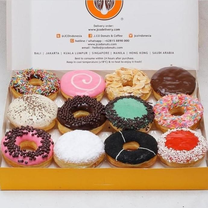 (Best) J CO Donat/ JCO Donut / J CO Donut / J POPS Mini - Dozen
