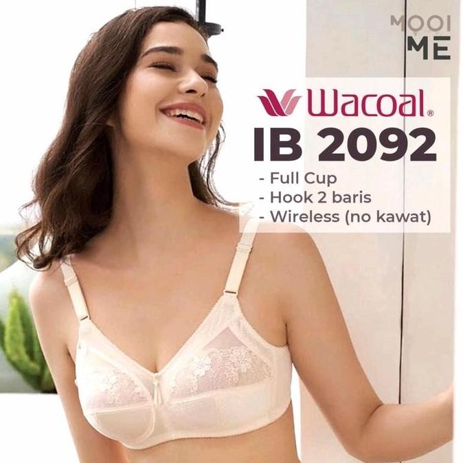 BRA WACOAL IB 2092 IN2092 TANPA KAWAT TANPA BUSA BH (LULUDI TRIUMPH AS