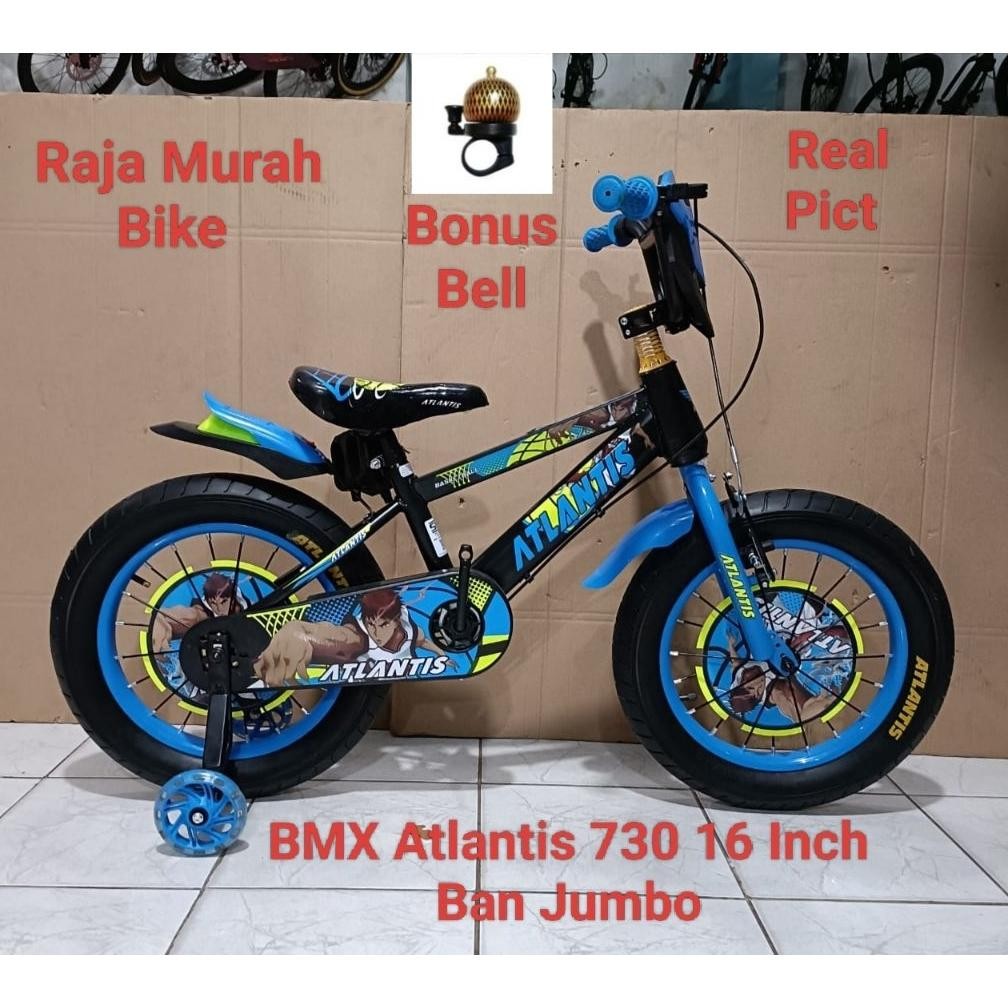 Sepeda Anak Laki Laki BMX Atlantis 730 16 Inch Ban Jumbo Sepeda Anak BMX Atlantis 730