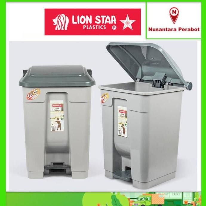 LION STAR Gomi Dustbin / Tempat Sampah Injak / Injek 30 Lt, 50 Lt