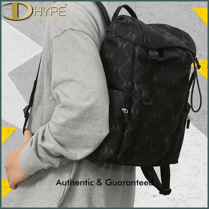 NEW STOCK MLB NY YANKEES MONOGRAM SPORTIVE BACKPACK BLACK 100% AUTHENTIC READY