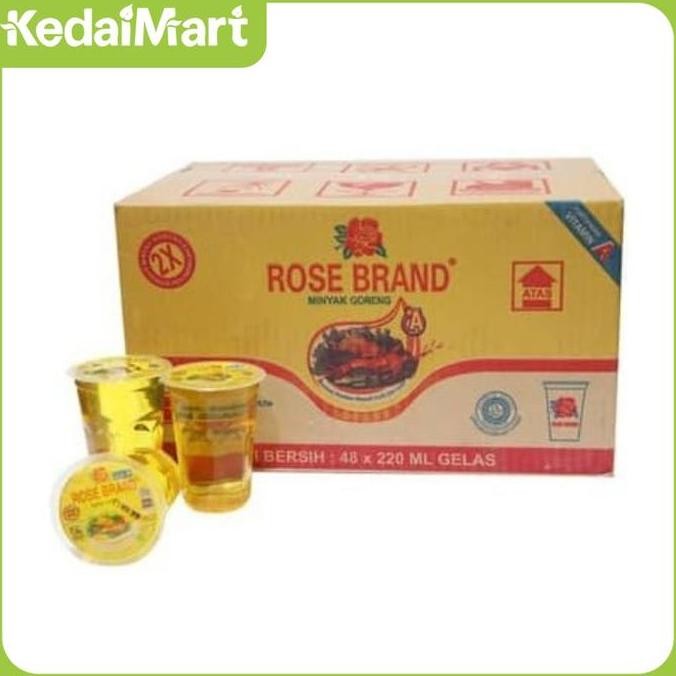 Grosir Minyak Goreng Rose Brand 220 Ml Dus