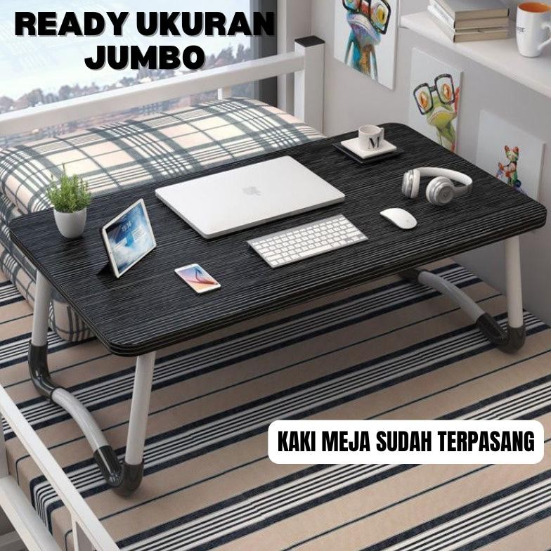 Omahfurniture.id Meja Lipat Belajar Aesthetic Minimalis 120x50 120x40 100x50 100x40 80x50 80x40 60x4