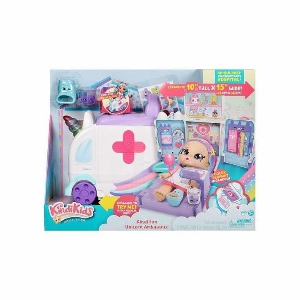 (Best) Kindi Kids : Kindi Fun UNICORN AMBULANCE Playset [Original]