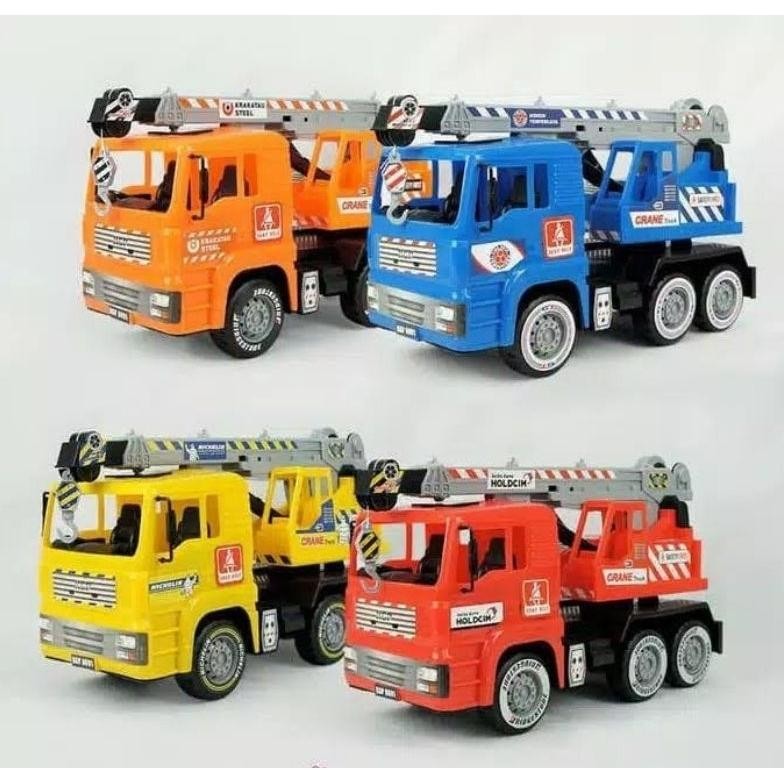 KEN - Mainan Mobil Truck Crane Konstruction KGP 8091