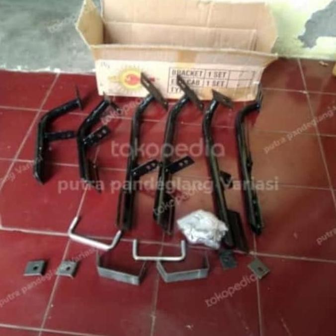 Ready Braket Foot Step Injakan Samping Mobil Xpander Cross Merek Rhino Sr Komplit