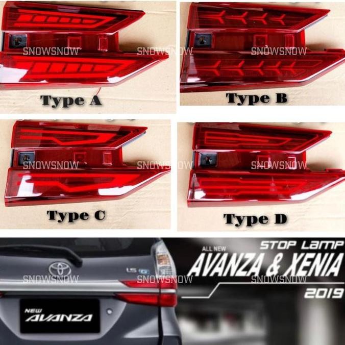 Lampu Stoplamp Belakang Reflektor Avanza Xenia 2019 2 LED