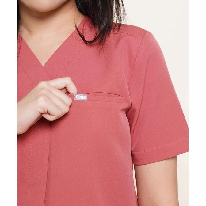 SCRB - Medical Scrubs / Baju OK / Baju Jaga / Baju Medis - Nova Top