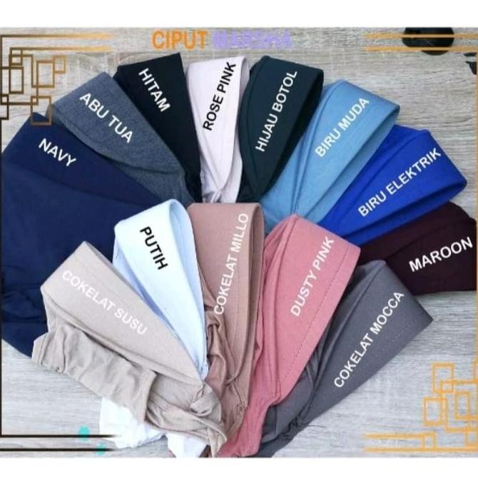 (Good) CIPUT TOPI MARSYA NON CEPOL PAD ANTEM INNER BAHAN KAOS