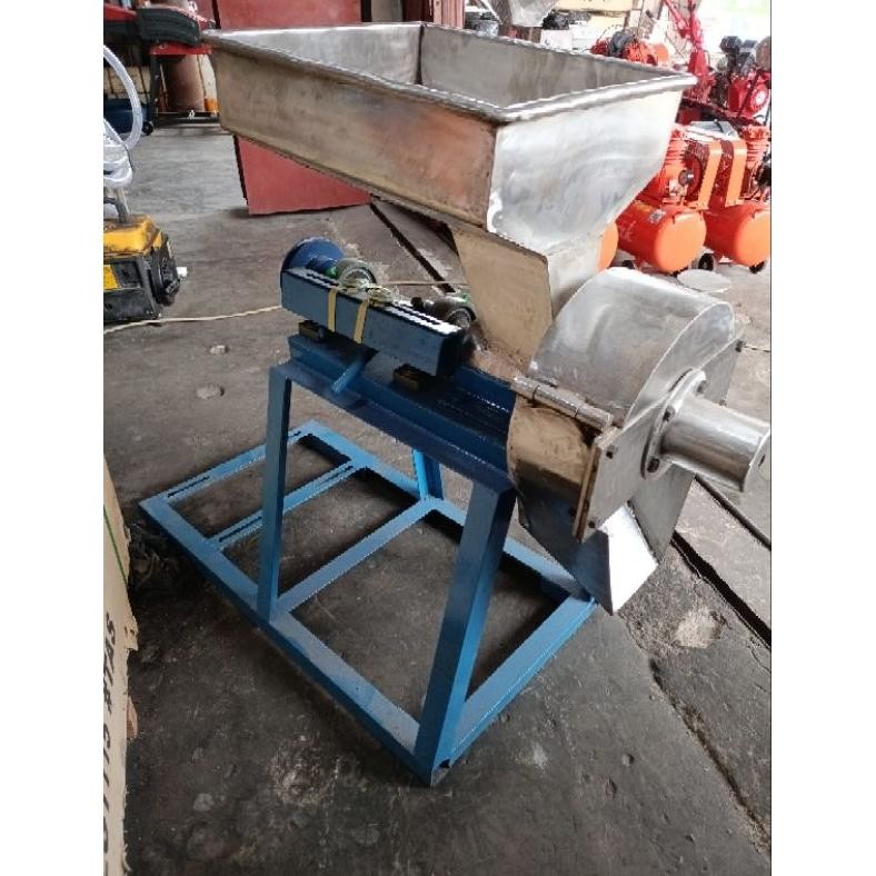 MESIN GILINGAN BUMBU STAINLESS 8INCHI CABE JAHE LENGKUAS (TANPA MESIN PENGGERAK)