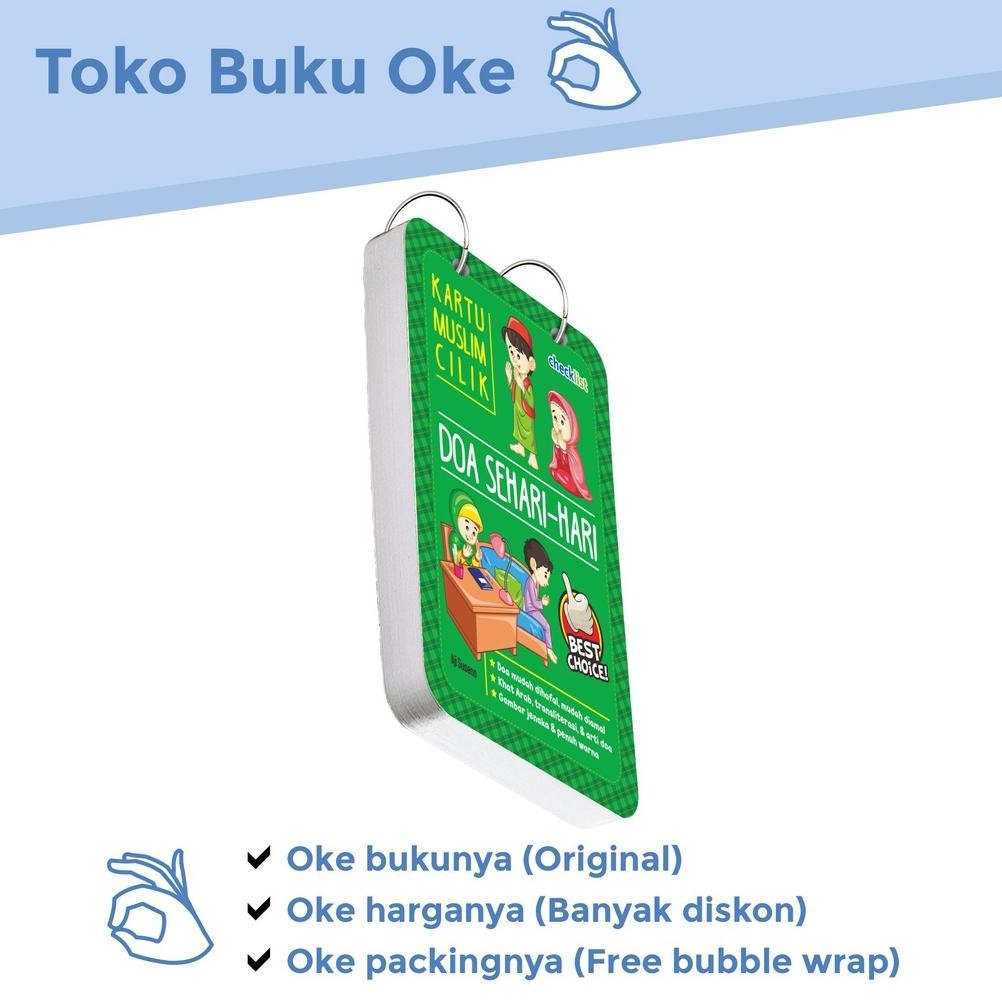 Flashcard Kartu Belajar Praktis Anak Muslim Cilik Doa Sehari Hari