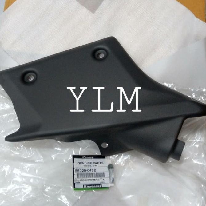 COVER GUARD PELINDUNG CHAMBER KNALPOT KAWASAKI ZX6R ZX6 R ZX 6R ORI Original