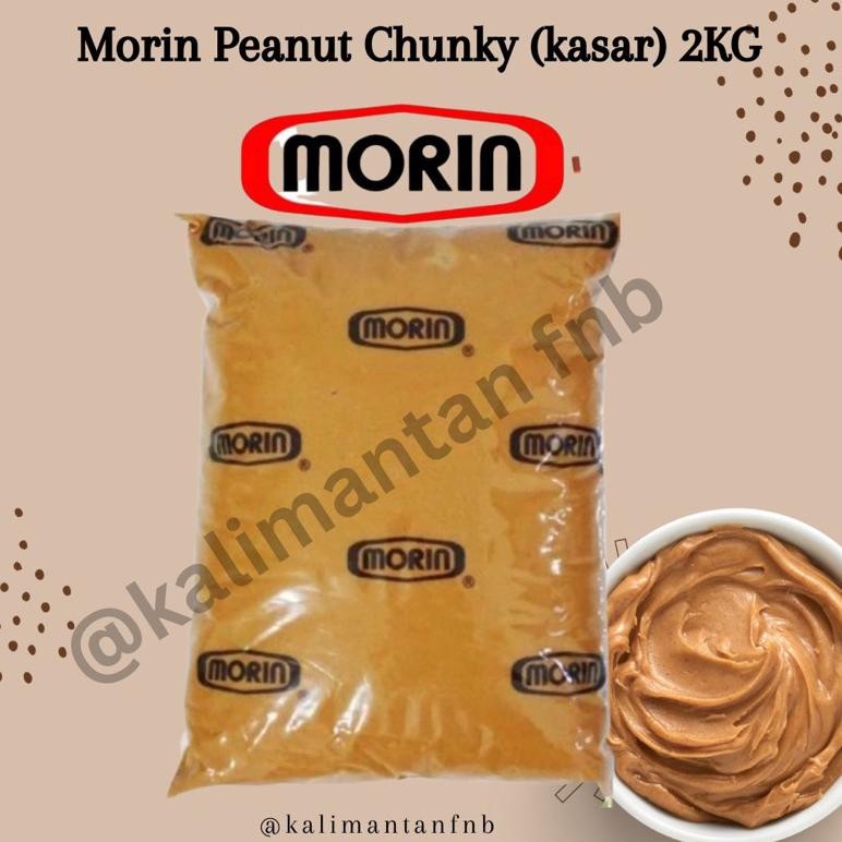 

Morin Peanut Butter Chunky 2kg/ Selai Kacang Kasar Morin 2kg
