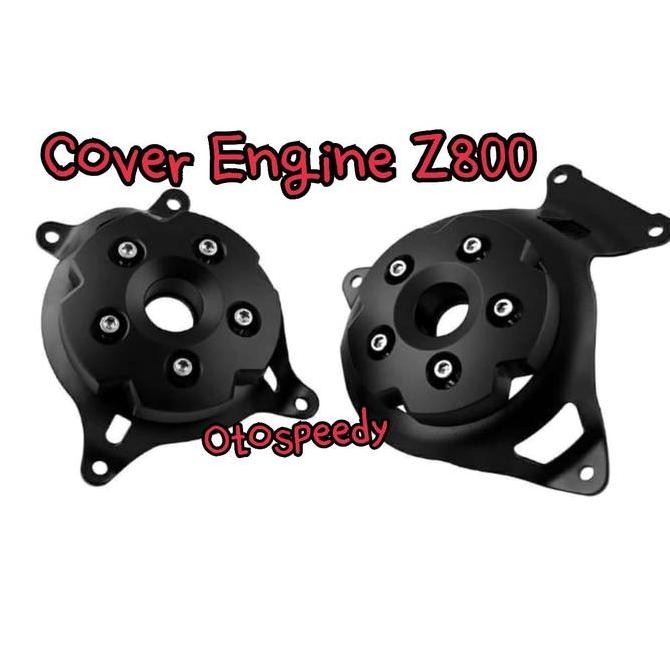 Original Cover Engine Guard Z800 Pelindung Blok Mesin Z800 Engine Slider Z800 New
