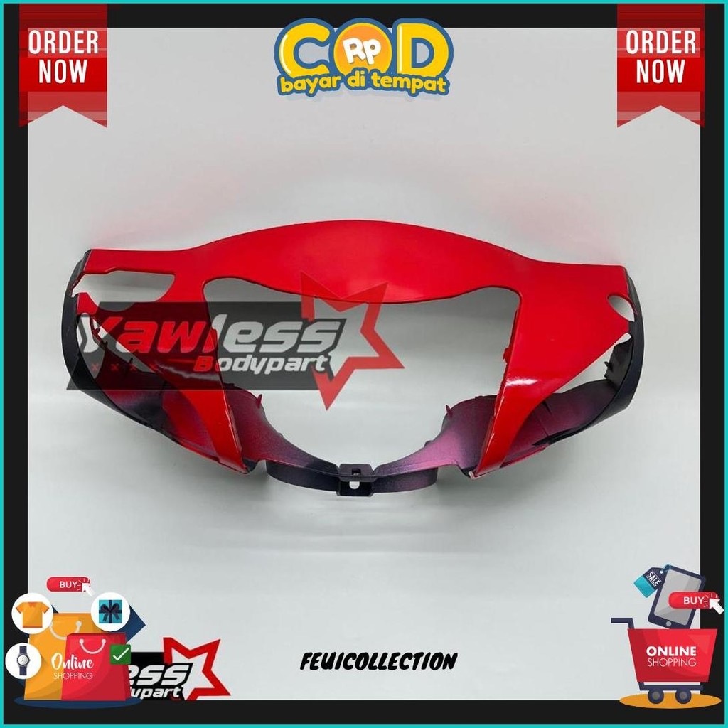 Batok Supra Fit New Merah 2006 Batok Depan Supra Fit New Warna Merah Mika Km Fit New Terlaris