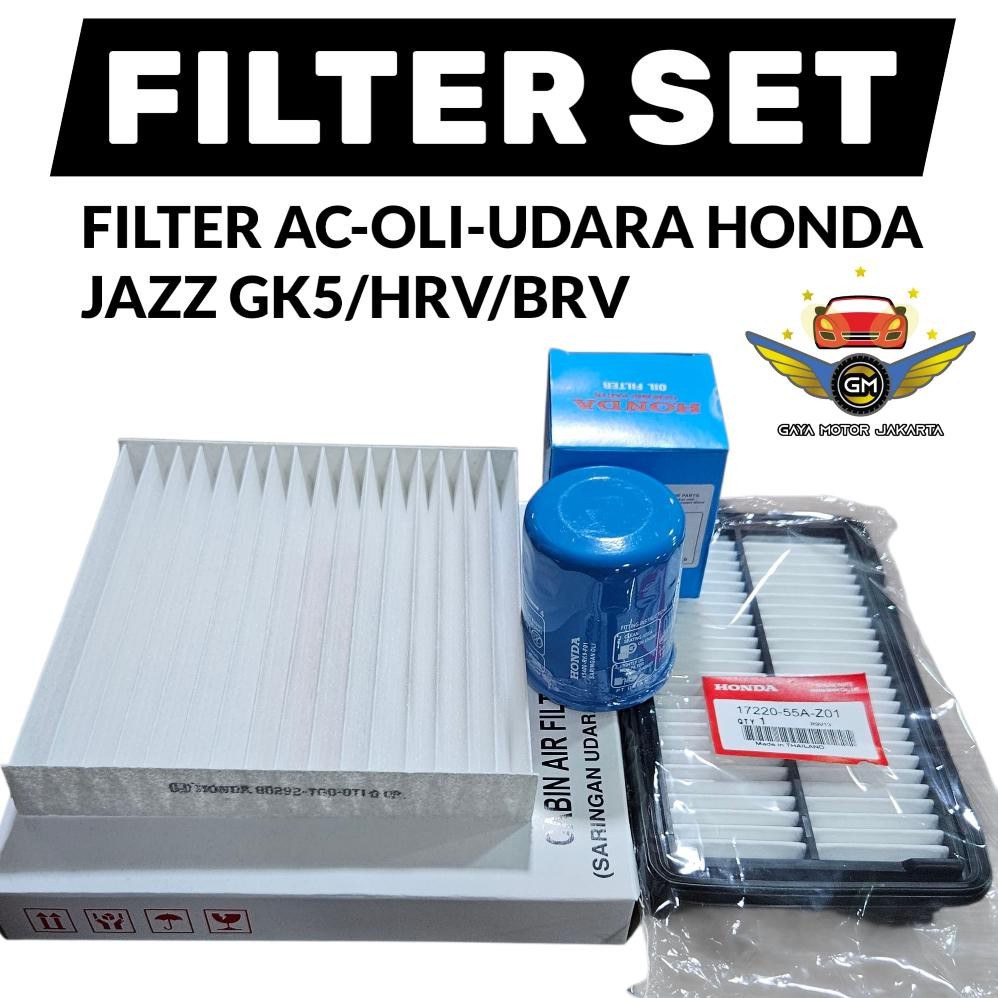 ditatashpop - paket servis filter ac oli & udara honda jazz gk5 hrv brv