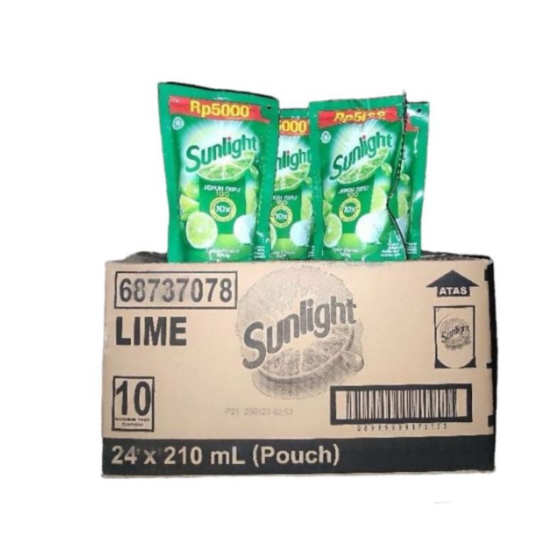 Promo Sunlight 5000 Jeruk Nipis 1Dus Isi 24X210Ml Promo