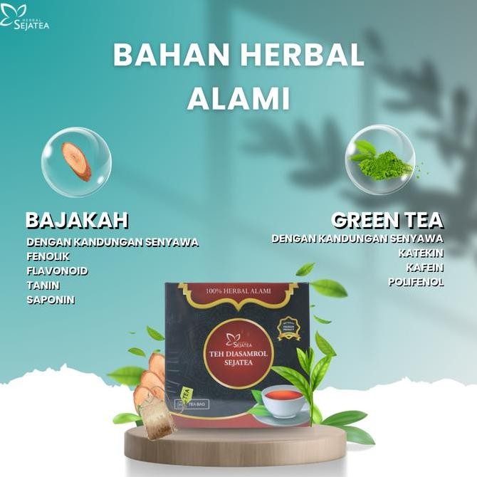 

New PAKET HEMAT 2 PCS - Teh Herbal Diasamrol Bajakah Original Terlaris