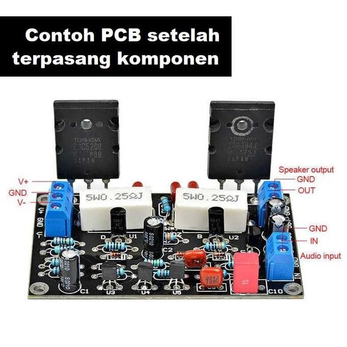 PCB HIFI AUDIO POWER AMPLIFIER SUBWOOFER TRANSISTOR 2SC5200 2SA1943