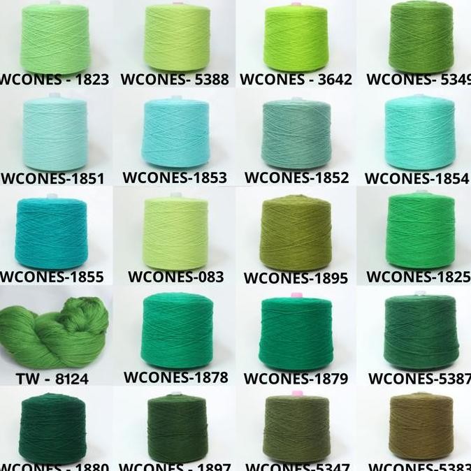 @=@=@=@=] KATALOG - Benang Rajut Wool Aneka Cones / Wol / Siet Yarn / Tufting Rug / Karpet - Part 2
