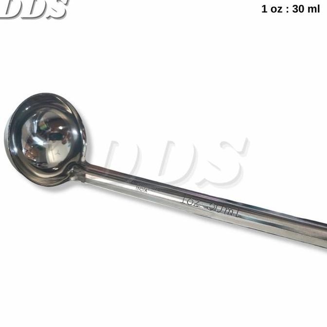 (Good) Irus Soup Ladle Centong Gula Cair Sirup Kuah Bakso Stainless 30 cc
