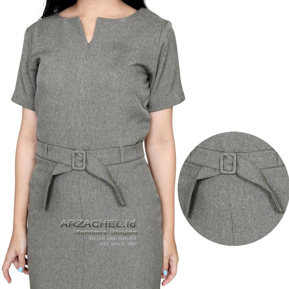Dress Kerja Wanita Kantor Formal High Premium Quality / Dress Kerja Korea / Dress Kerja Wanita Kekin